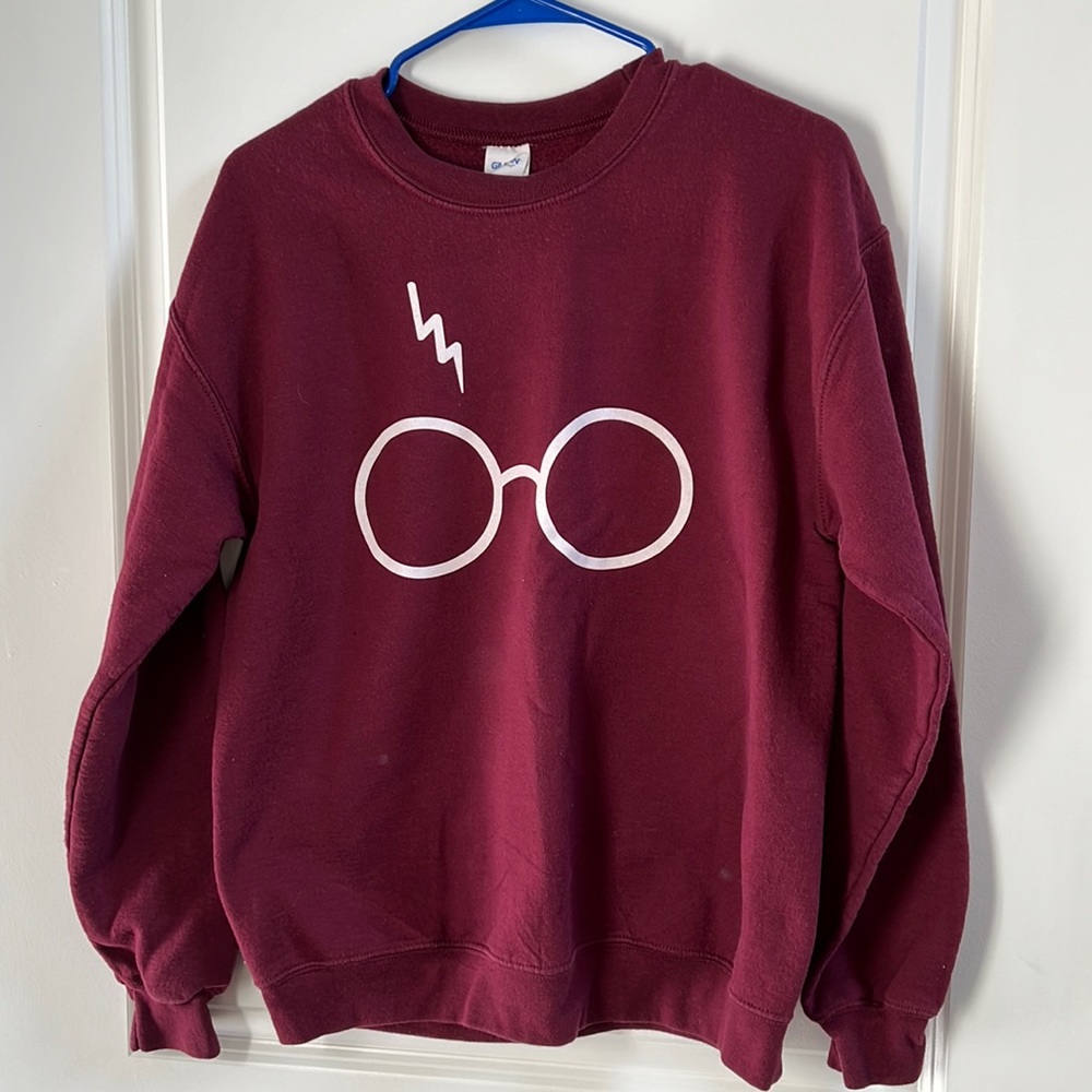 Maroon Harry Potter crew neck